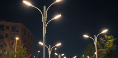 LED osvetlenie v mestskej časti - úspora energie 70%